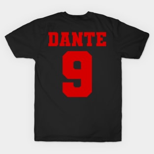 Dante's Jersey Number 9 T-Shirt